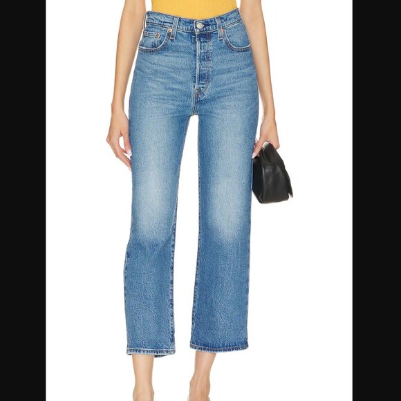 Levi’s Ribcage Straight Ankle Jean - Size 28 - Picture 10 of 10